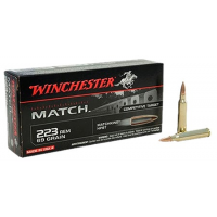 Winchester .223 Ammo 69 Gr Match HPBT, 20rds - S223M2