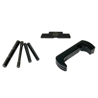 Cross Armory 3-Piece Upgrade Kit for Glock 17/19/22 Gen4 - Black Anodized Performance - CRG4OKBK