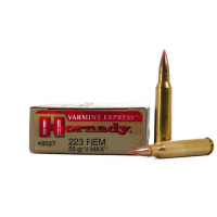 Hornady .223 Rem Ammo 55 Gr V-MAX, 20rds - 8327