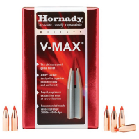 Hornady V-Max .22 53 gr Rifle Bullet, 100/box - 22265