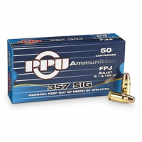 Prvi Partizan .357 SIG FPJ 125 gr 50 Rounds Ammunition - PPH357S