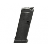 Glock Magazine: Model 43 9mm 6rd Capacity W/O Finger Extension - MF43006