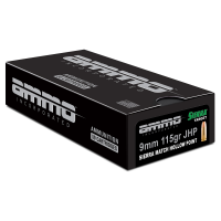 Ammo Inc Signature 9mm Ammunition, 50 Rounds JHP 115Gr - 9115JHPSRR50