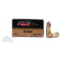 PMC Bronze 25 Auto/ACP 50gr FMJ Ammunition 50rds - 25A