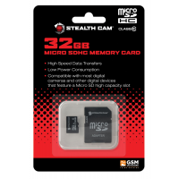 Stealth Cam 32 GB Single Pack Micro SD Memory Card - STC-32MICSD