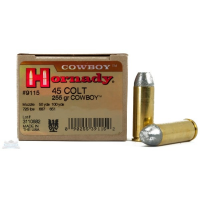 Hornady 45 Colt 255gr Cowboy Custom Pistol Ammunition 20rds -9115