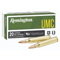 Remington UMC Rifle 150 gr FMJ 300 Blackout Ammunition, 20 Rounds - L300AAC2