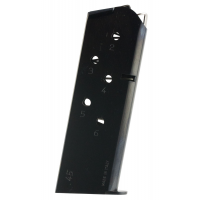 Mec-Gar 6 Round .45 ACP Standard Detachable Magazine, Blue - MGCO4506B