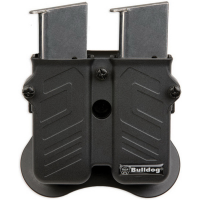 Bulldog Cases Max Multi-Fit Ambidextrous Hand S&W/M&P OWB Magazine Holder Holster, Black - MXM