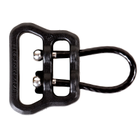 Blue Force Gear 1.25" Universal Sling Mount U-Loop, Nylon Coated Black - UWL-UL1-125-BK