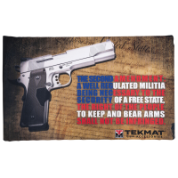 TekMat Right to Bear Arms Rubber Gun Mat - Second Amendment Supporter's Cleaning Mat - TEK422AMEND