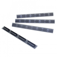 ERGO M-LOK Wedgelok Rail Cover, Graphite Gray (4PK) - 4332-4PK-GG