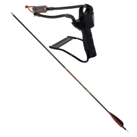 Marksman Pocket Hunter Folding Slingshot, Black - 3075