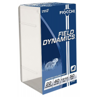 Fiocchi Field Dynamics 22 Magnum 40gr JHP Ammo, 50rds - 22FWMB