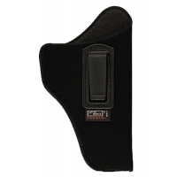 Uncle Mike's Size 1 Right Hand 3" to 4" Medium Autos Inside-The-Pant Holster w/ Retention Strap, Textured Black - 76011