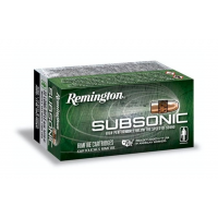 Remington 22 Subsonic Ammo .22 LR 40 gr HP 100 Rounds - S22HP1A