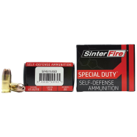 SinterFire Special Duty .45 ACP 155 gr Ammo Lead-Free Frangible HP - 20rds - SF45155SD