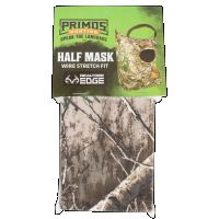 Primos Stretch Fit 1/2 Face Mask, Realtree Edge Neoprene - PS6667