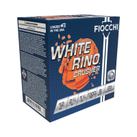 Fiocchi White Rino Crusher 12 Gauge 2.75" #8 Shot - 1.12 oz - 25rds - 12WRCRS8