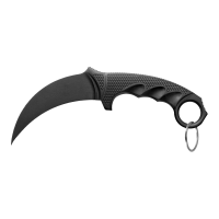 Cold Steel FCX Karambit 4" Karambit Fixed Blade Knife, Black - CS92FK