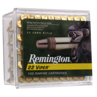 Remington 22 Viper 36 gr Truncated Cone Solid .22lr Ammo, 100/box - 1900