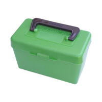 MTM Deluxe Ammo Box H50 Series, Green (17-222 Cal) - H50-RS-10