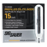 Sig Sauer 12 g Advanced Sport Pellet CO2 Cylinder, 15/pack - AC1215