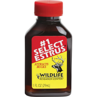 Wildlife Research Select Estrus Hunting Scent Doe Urine w/ Estrus, 1 oz Bottle - 410