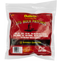 Outers Cleaning Patches, Bulk Pack, .30-.50 Cal, 225 Count