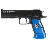 Tanfoglio Limited 9mm Pistol, 4.75" Barrel, Adjustable Sights, Black - TFLIMMSTRX9