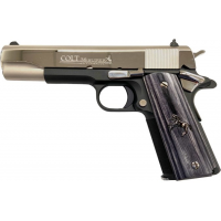 Colt 1911 JAL Dark Horse 38 Super 5" 8rd, Nickel/Black - O1911C-38-JAL