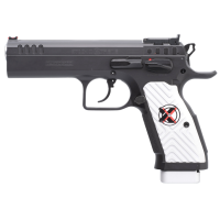 Tanfoglio Stock 9mm Pistol, 4.45" Barrel, Adjustable Sights, Black - TFSTOCK2X9