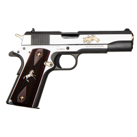 Colt Government Texas Longhorn 1911 .45 ACP 5" 7rd Pistol, SS / Rosewood - O1911C-SS-CLH