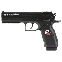 Tanfoglio Stock 9mm Pistol, 4.75" Barrel, Adjustable Sights, Black - TFSTOCKMX9