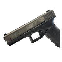 Glock 17 9mm Pistol, 4.49" Barrel, Fixed Sights, Black - 80577