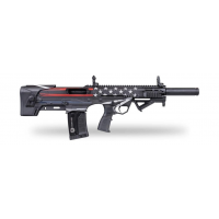 Panzer EGX500 12 Gauge Bullpup 12 Gauge 18.5" 5rd, Distressed Black US Flag Cerakote - PAEGX500BSDBUSFC