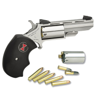 North American Arms Black Widow Compact .22 Mag/.22lr Revolver, SS - BWC