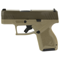 Taurus GX4 9mm Pistol, 3" Barrel, Adjustable Sights, Flat Dark Earth Frame, Brown Slide - 1GX4M93MF