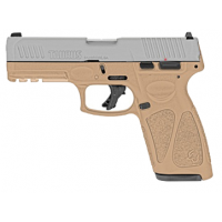 Taurus G3 Full Size 9mm Pistol 4" 15 Rd, Tan/SS - 1-G3B949T-15