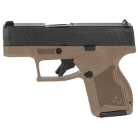 Taurus GX4 9mm Pistol, 3" Barrel, Adjustable Sights, Black, Brown - 1GX4M931B