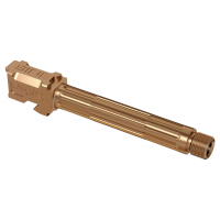 Lantac-USA 9INE 9mm 4.48" Match Grade Drop-in Threaded/Fluted Upgrade Barrel, Bronze TiALN - 01-GB-G17-TH-BRNZ