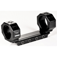 Warne Scope Mounts Skyline Long Range 35mm Ultra High 7075 T6 Billet Aluminum 1-Piece Precision Mount, Black - 7844M