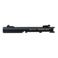 Upgrade your Ruger 22/45 MK IV with the Pac-Lite IV Barrel in Sleek Matte Black - PLIV45TEMBNF