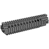 Midwest Industries 9.25" Quad Rail Combat T-Series Free Float Handguard, Black Anodized - MI-CRT9.5