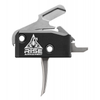 Rise Armament RA 434 Performance Single Stage AR Platform Flat Trigger, Silver - RA-434-SLVR-AWP