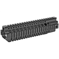 Midwest Industries 9.25" Quad Rail Combat T-Series Free Float Handguard, Black Anodized - MI-CRT9.25