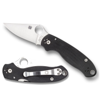 Spyderco Para 3 Clip Point Folding Knife, 2.95" - C223GP