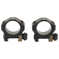 Christensen Arms Ultralight, 1" Scope Rings, Low, Lightweight, Black, Anodized,