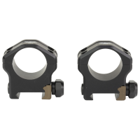 Christensen Arms Ultralight, 1" Scope Rings, Medium, Lightweight, Black, Anodized