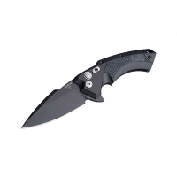 Hogue X5 3.5" Spear Point Folding Knife, G-Mascus Black - 34579